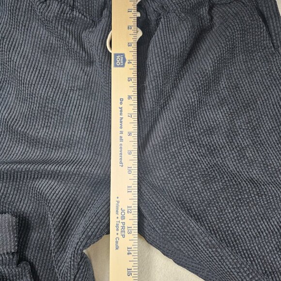 NEW Forever21 Black Woven Corduroy Women's Ankle Pants - Size Large - Picture 6 of 8